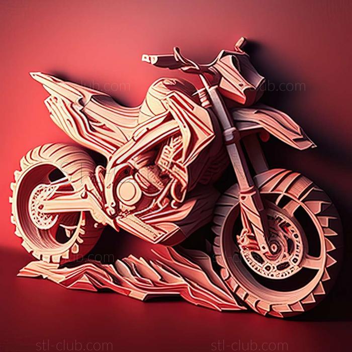 3D мадэль Honda CRF150R (STL)